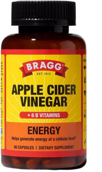 Bragg Apple Cider Vinegar + B Vitamins – 90 Capsules