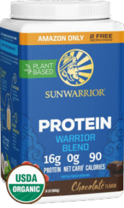 Sunwarrior Organic Plant Protein Powder – Chocolate (Everyday Essential)