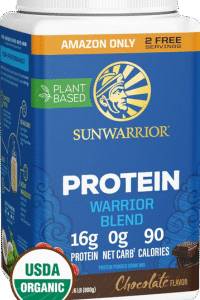Sunwarrior Organic Plant Protein Powder – Chocolate (Everyday Essential)