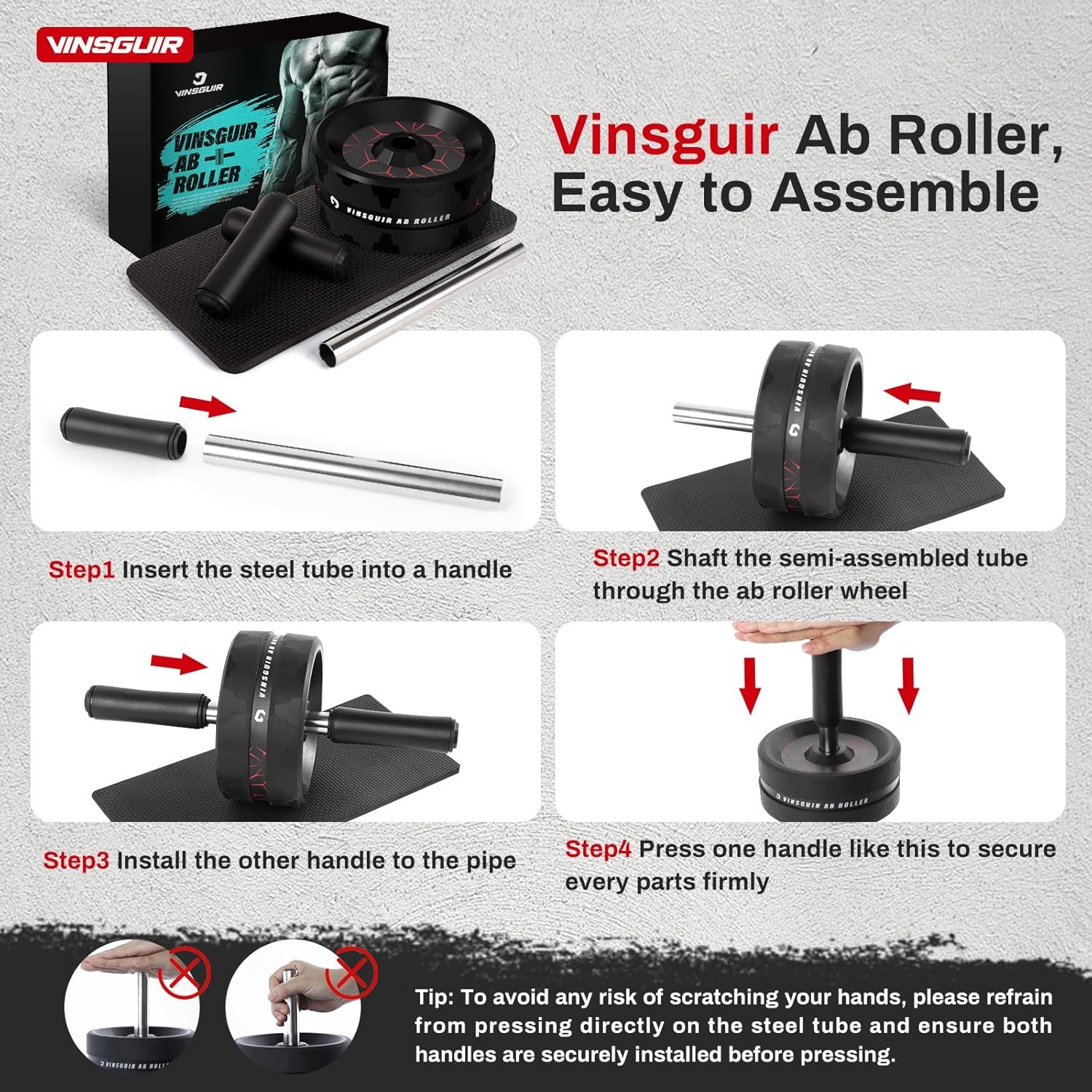 Ab Roller Wheel for Core Strength - Image 2